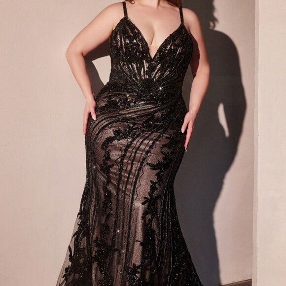 Plus size Formal Dress. Prom party military ball bridesmaid mother of the bride - Picture 1 of 6